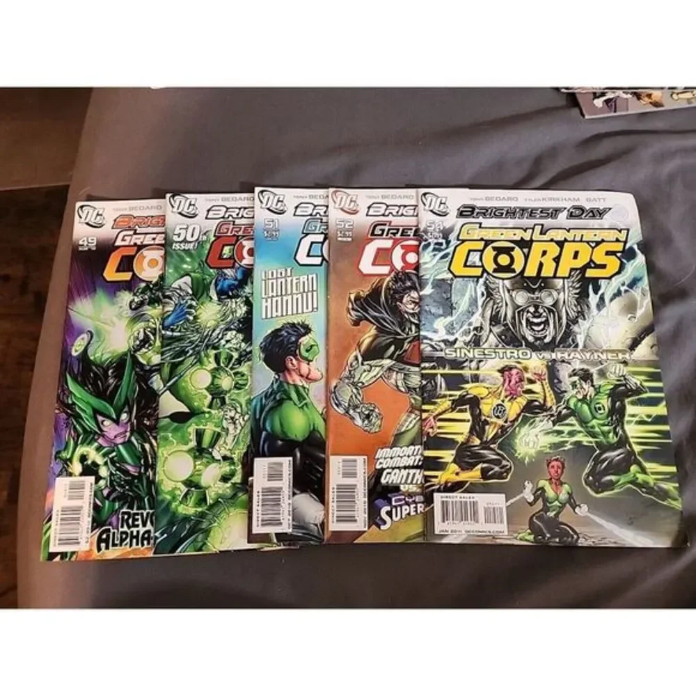 DC Universe‎ Comic - Brightest Day Green Lantern Corps 2010 (49, 50, 51, 52, 54)